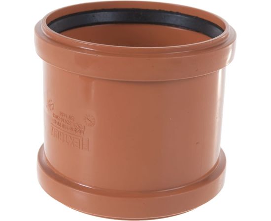 Двойна муфта для канализации Flextron наружная 110 SVK-KN20100 – изображение 4