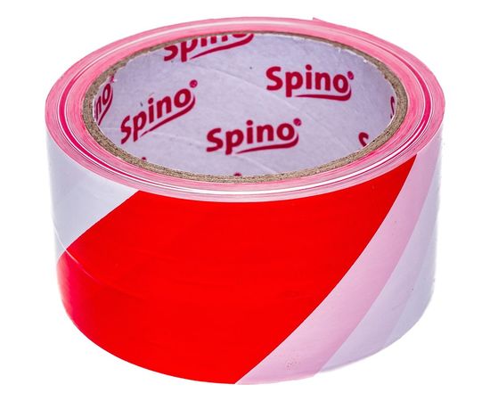 Сигнальная лента SPINO 50ммx100м красно-белая PE 78050 – изображение 2