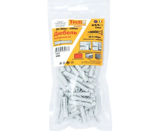 Распорный дюбель Tecfi AX 6x30 100 шт 147464 – изображение 6