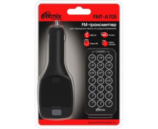 FM-трансмиттер RITMIX FMT-A705 15118383 – изображение 4