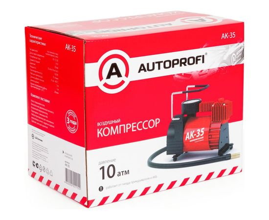 Металлический автомобильный компрессор AUTOPROFI AK-35 – изображение 9