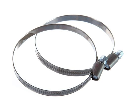 Обжимной хомут из нержавеющей стали Tech-Krep 60х80 2шт - ярлык 104051 