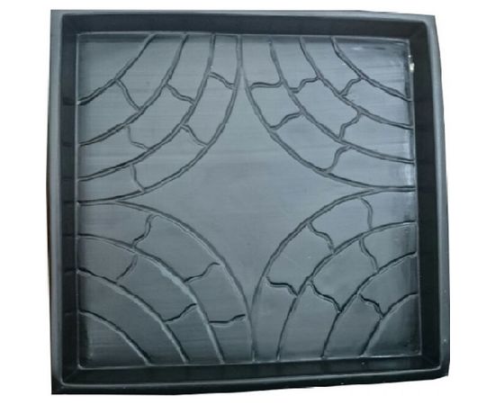 Форма для тротуарной плитки Ресурс ТАЛЛИНСКАЯ 430х430х40 мм, черный 14477 