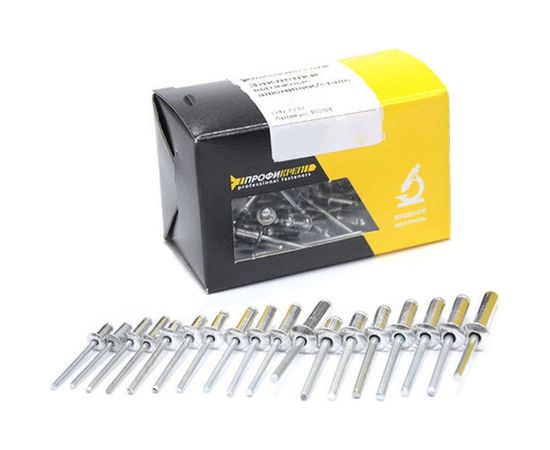 Вытяжные заклёпки Профикреп комб алюм.-сталь, 4,8х21, 100 шт 111300 