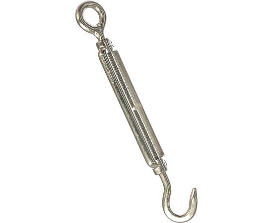 Талреп ЕВРОПАРТНЕР открытый, крюк-кольцо, М6х90, нержав. сталь, 1 шт G1 7246 