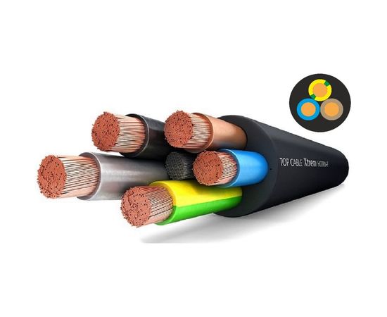 Силовой гибкий кабель H07RN-F 3x1,5 Top Cable XTREM 20 метров 3003001MR20RU 