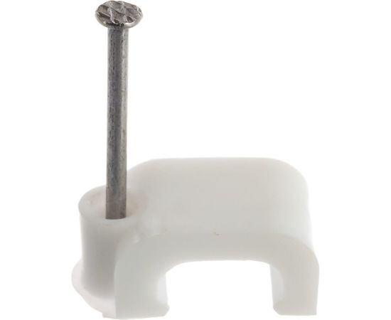 Плоская скоба для кабеля Невский Крепеж Б10 мм 50 шт. 800456 