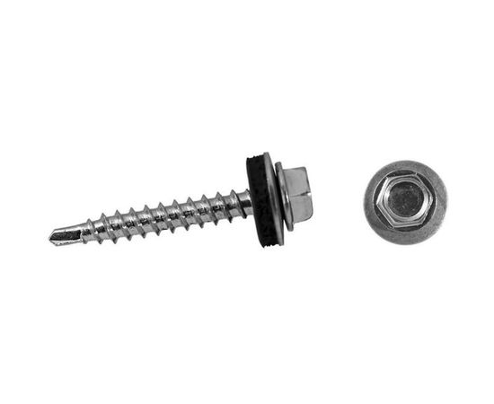 Кровельный саморез Tech-Krep КР ZP сверло 5,5х38 200 шт, ведро 104753 