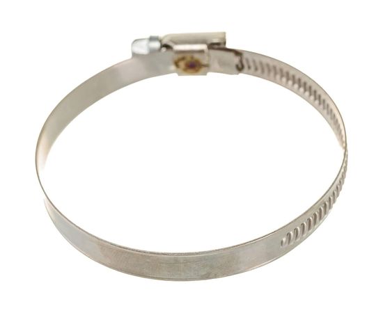 Обжимной хомут Госкреп 9 мм, нержавеющая сталь, 50-70 мм, 2 шт. 11-0013890 – изображение 3