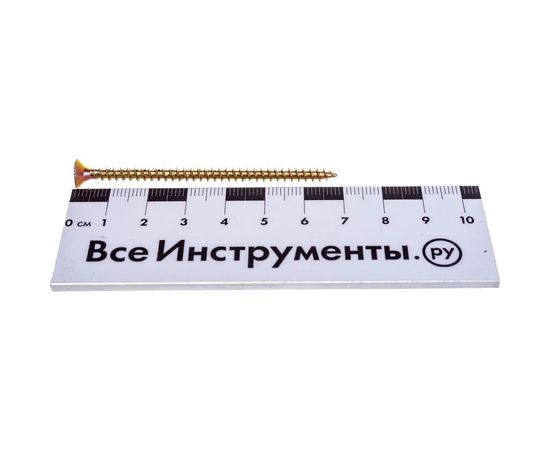 Саморез КРЕП-КОМП желтый цинк POZY 4х70 250шт жд470ф – изображение 2