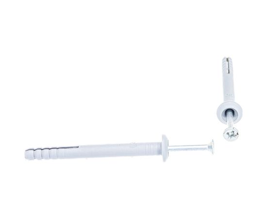 Дюбель-гвоздь Tech-Krep полипропилен SM G 6х60 гриб. манжета 100 шт коробка 130159 – изображение 3