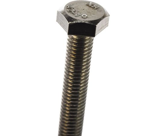 Болт Госкреп DIN 933 с шестигр. гол. с полн. рез. 8х100 нержав. сталь 1 шт. 10-0015250 – изображение 3
