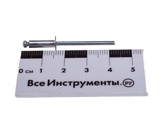 Заклепки алюминиевые (4.0 мм x 12.5 мм) 50 шт. TOPEX 43E403 – изображение 3