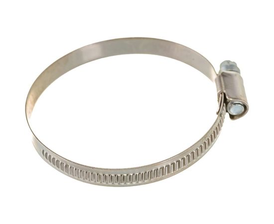 Обжимной хомут Госкреп 9 мм, нержавеющая сталь, 50-70 мм, 2 шт. 11-0013890 – изображение 4