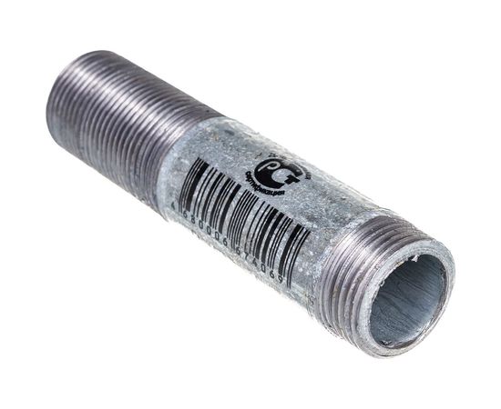 Стальной сгон ДТРД ДУ-20 мм, L-110 мм, оцинкованный 201101 – изображение 2