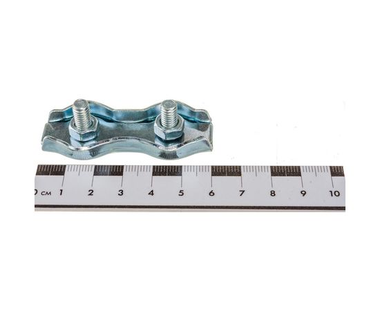 Зажим-соединитель троса Саморезик DUPLEX плоский D6 мм ZD-D6-1 – изображение 3