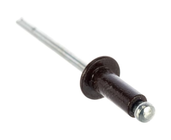 Заклёпка вытяжная коричневая (150 шт; 4х10 мм; RAL 8017150) Качественный КРЕПЕЖ 0200515 КЧ – изображение 4