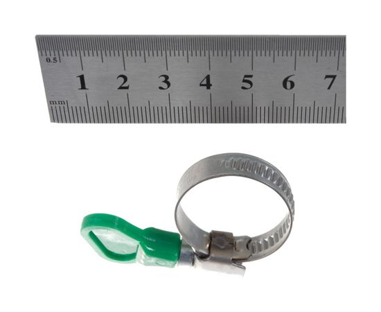 Обжимной хомут из нержавеющей стали Tech-Krep 16х25 с бабочкой 1шт - ярлык 112845 – изображение 2