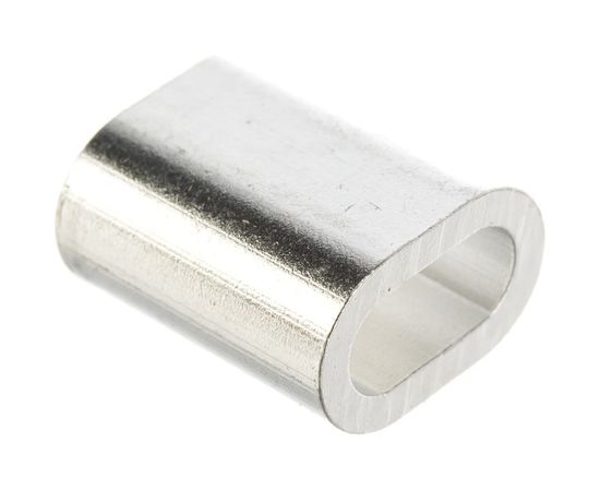 Прижимной зажим-наконечник для троса 4мм DIN9093 2шт - ярлык Tech-Krep 102758 – изображение 2