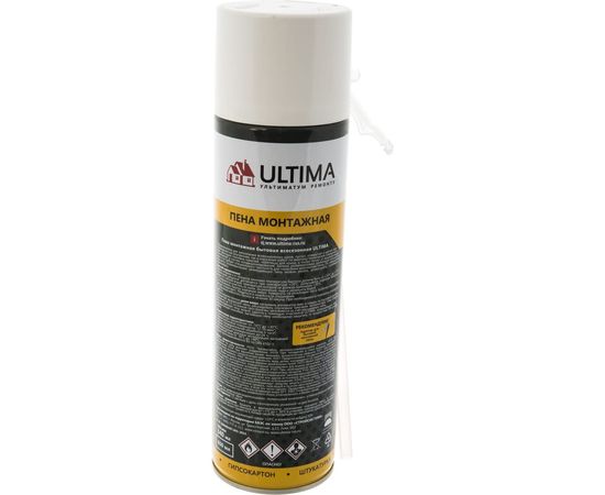 Монтажная всесезонная пена ULTIMA 445 340 ml Ulmin00650 – изображение 4