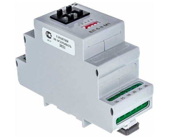 Реле времени Реле и Автоматика, ВЛ-6-II M1 0,1с-99ч, 24-220В 50Гц, пост A8222-34126107 – изображение 2