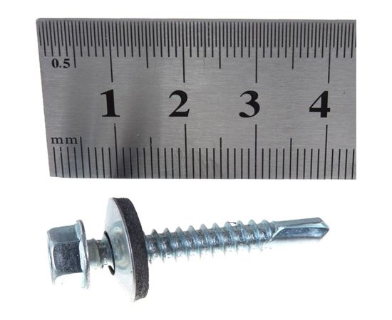 Кровельный саморез Tech-Krep КР ZP сверло 5,5х38 200 шт, ведро 104753 – изображение 5