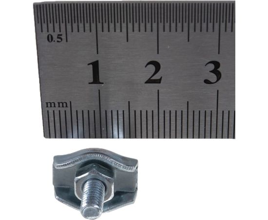 Зажим для троса Tech-Krep Simplex 2мм 2шт - пакет 126599 – изображение 2