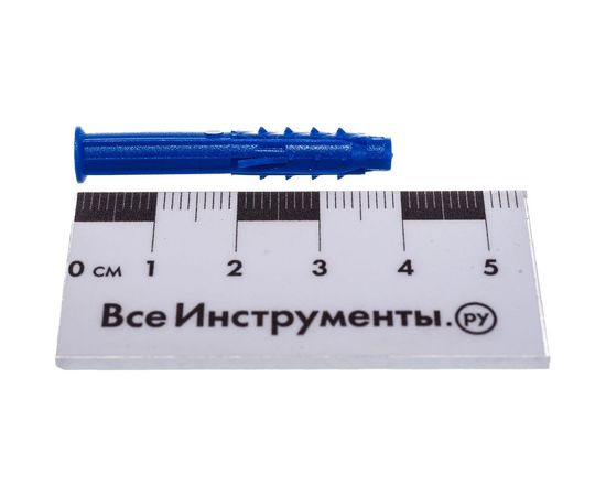 Пластмассовые дюбели с усом Профикреп пакет, 5,0х40 20 шт 113365 – изображение 2