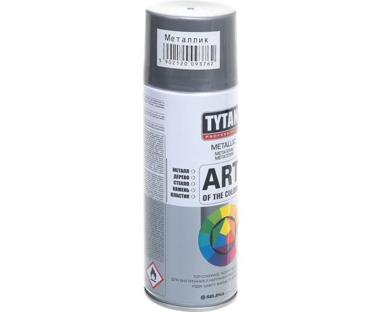 Аэрозольная краска TYTAN PROFESSIONAL ART OF THE COLOUR RAL9006, металлик 400мл 93762 – изображение 2