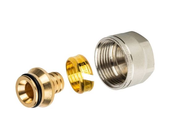 Компрессионный фитинг для труб PEX STOUT 16х2,0х3/4 RG008P29K9SLHU 