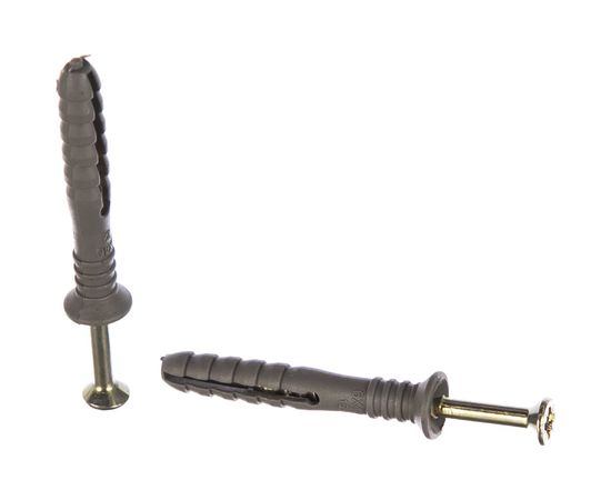 Дюбель-гвоздь Качественный Крепеж потайной бортик 6х40 40 шт 0200615 КЧ 