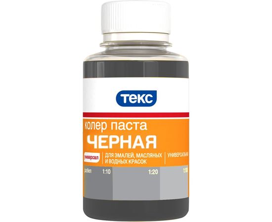 Универсальная паста колер Текс № 11 черная 0,1 л 19023 