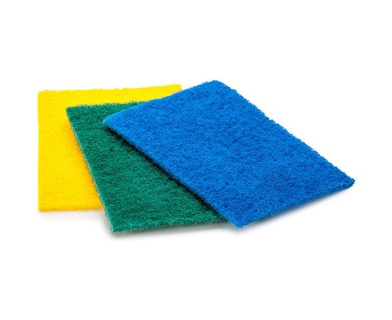 Губка абразивная Рыжий кот 100х140 мм, 3 шт. 002931 