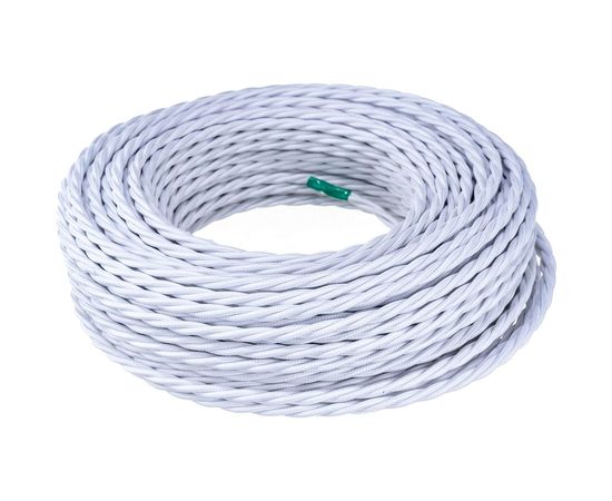 Витой провод Retrika, ретро 3х1.5 белый, 50м RP-31501 