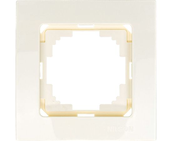 Рамка NILSON одноместная крем Touran naturel 24120091 