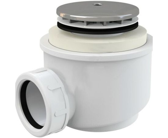 Сифон для поддона Alca Plast 1 1/2x40 h-72 мм, слив крышка, D-71 мм A47CR-50 025-1103 