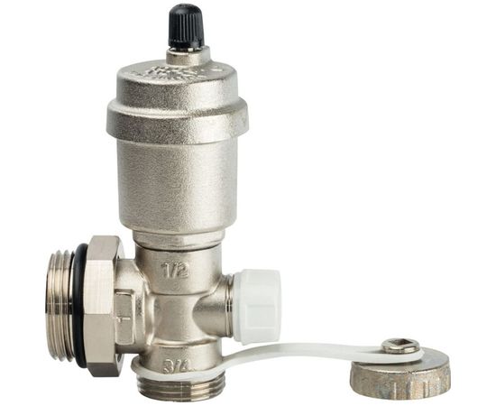 Регулируемый концевой фитинг с дренажным вентилем STOUT SMS-1000010001 RG008Q1TNRFJ82 