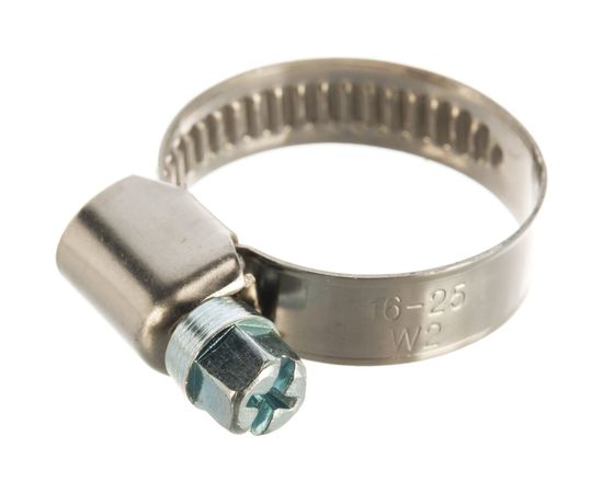 Универсальный хомут ЕВРОПАРТНЕР 16-25, нержав. сталь, 1 шт. G1 0868 