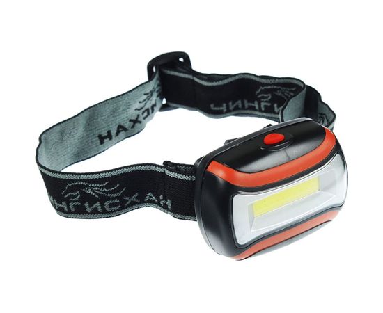 Налобный фонарь ЧИНГИСХАН 3 Вт, COB LED, 3AAA, 5х4, 7х3см 198-055 