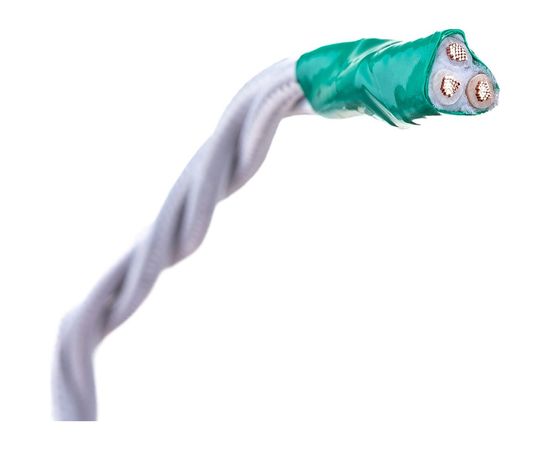 Витой провод Retrika, ретро 3х1.5 белый, 50м RP-31501 – изображение 2