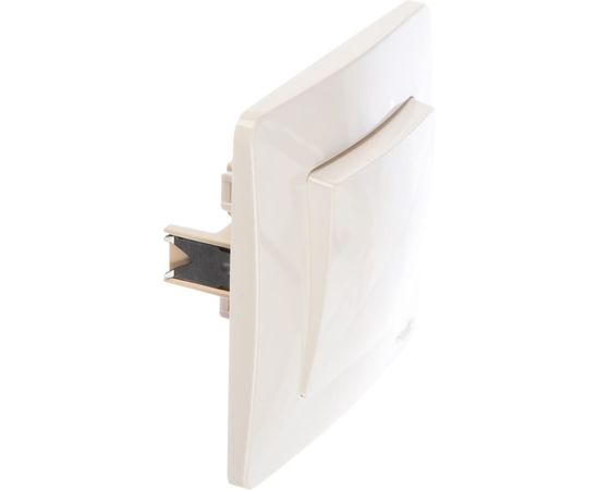 1-клавишный переключатель Schneider Electric BLANCA 10А, 250B, МОЛОЧНЫЙ BLNVS010602 – изображение 3