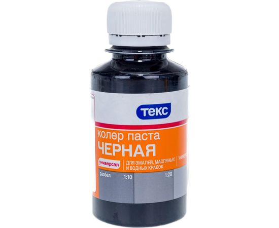 Универсальная паста колер Текс № 11 черная 0,1 л 19023 – изображение 3
