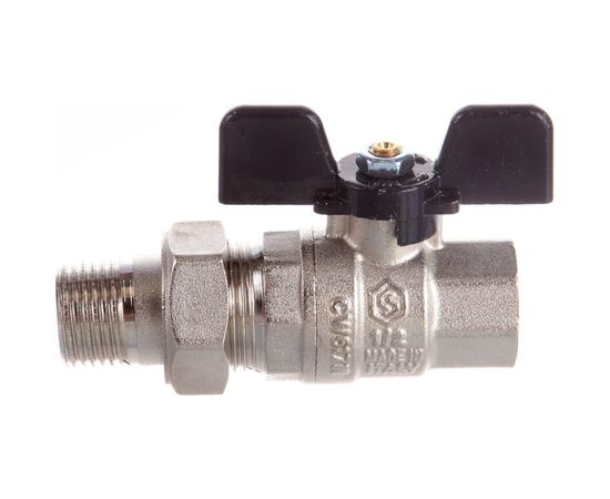 Шаровой полнопроходной кран с американкой STOUT ВР/НР RG008Q0F4S6BT7 – изображение 3