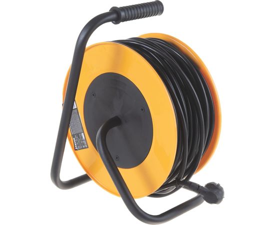 Удлинитель на катушке Stayer MS 315, 50 м, 3500 Вт, заземление, 4 гнезда, ПВС 3x1,5 кв мм, 55078-50 – изображение 2