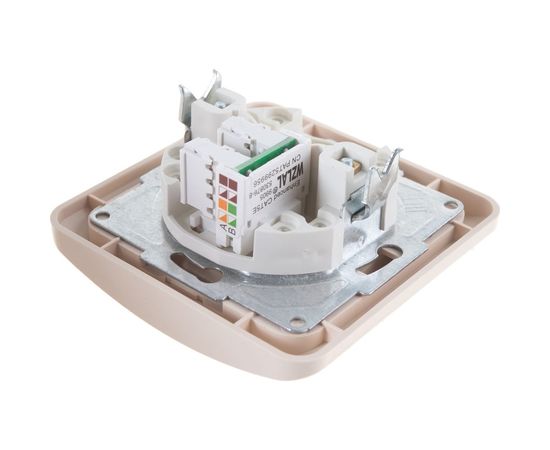 Компьютерная розетка UNIVersal Валери слоновая кость ivory Б-В0035 – изображение 2