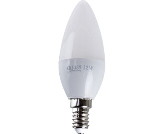 Лампа Gauss LED Elementary Свеча 12W 920lm E14 4100K 33122 – изображение 4