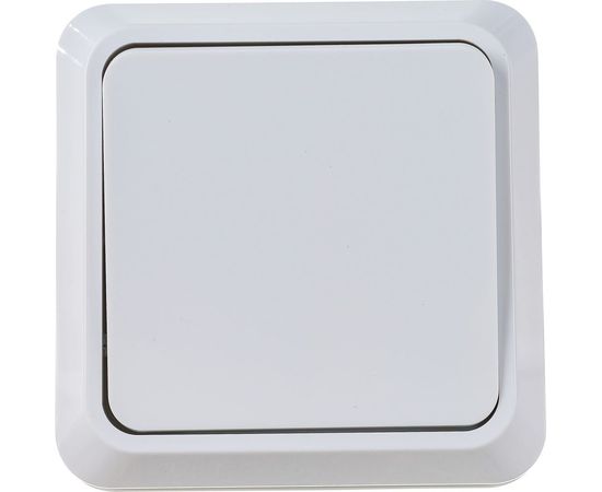 1-клавишный выключатель АБК-СИЛА 10А АЛЬТАИР белый 5400101 – изображение 3