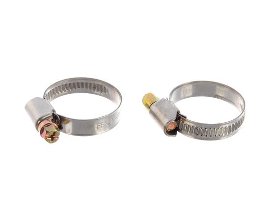 Обжимной хомут Госкреп 9 мм, нержавеющая сталь, 20-32 мм, 2 шт. 11-0013830 – изображение 3