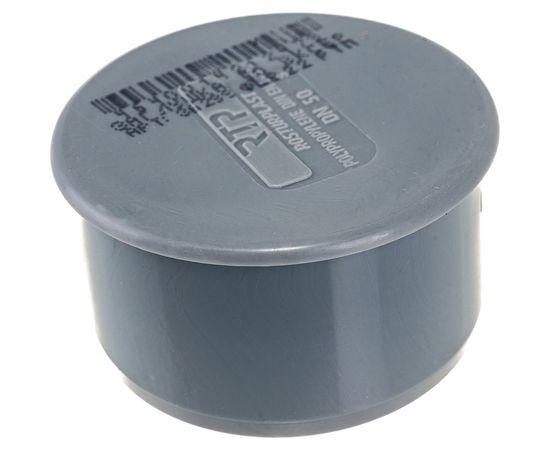 Канализационная заглушка RTP 50 мм, серая 11306 – изображение 5