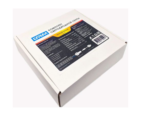Комплект светодиодной ленты URM, 60 LED, 12 В, 4.8 Вт, IP22, теплый белый 3М N01014 – изображение 3